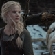 Freya Allan as Ciri in a scene from season two of Netflix's The Witcher.